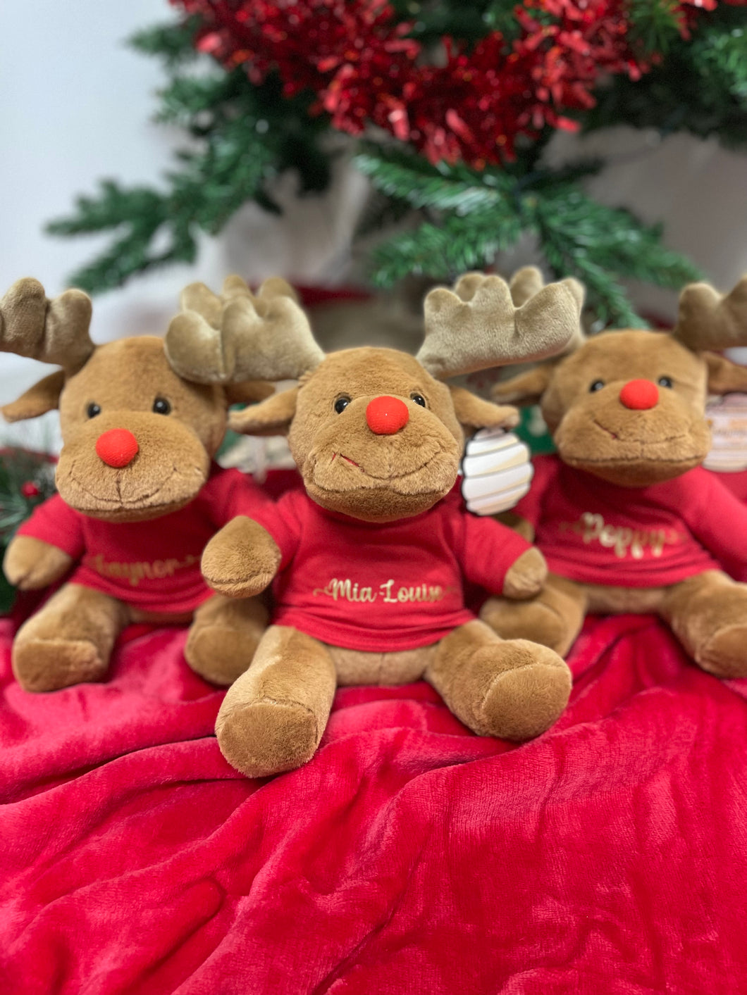 reindeer christmas teddy