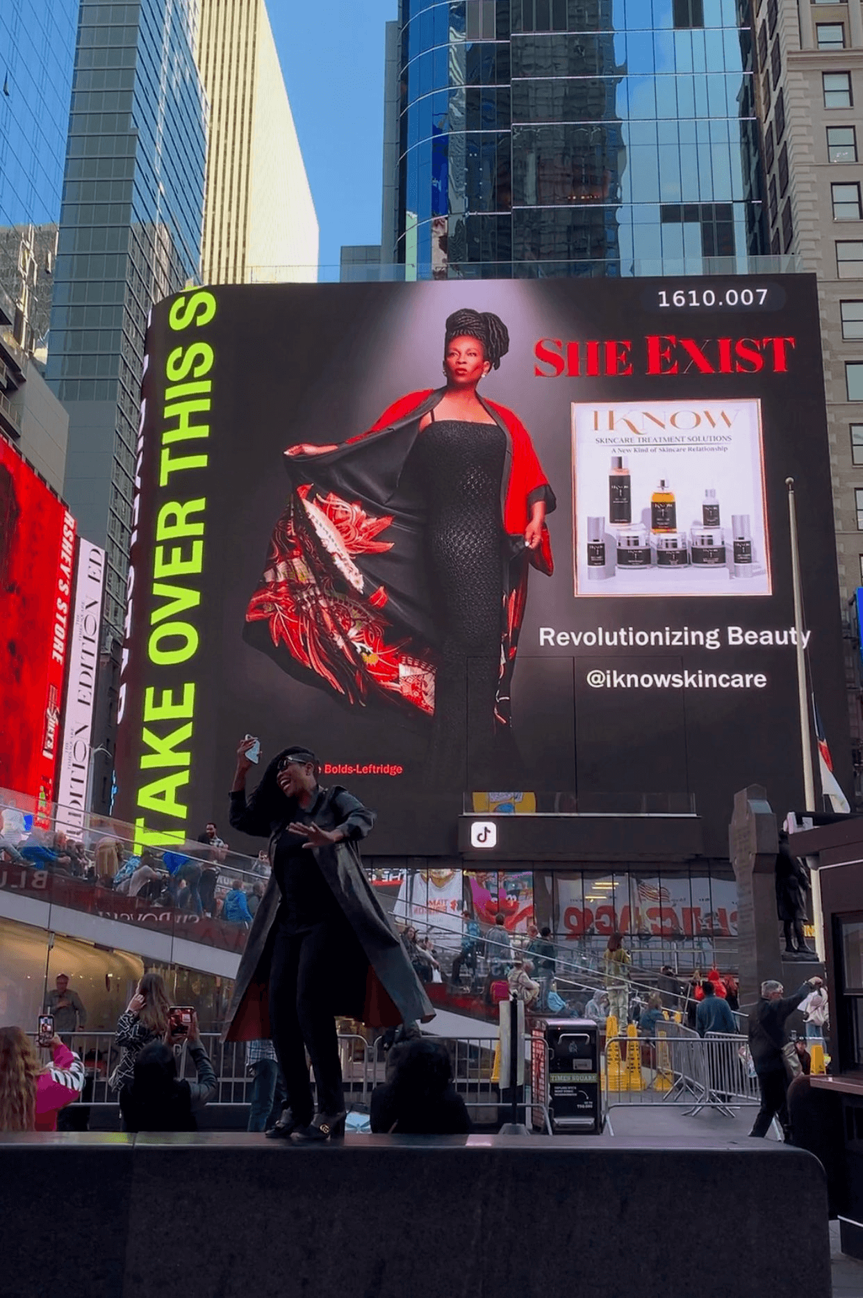 Germaine Bolds-Leftridge Times Square Billboard