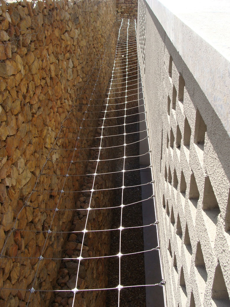 Cable trellis at Hasso Plattner D-school Afrika at UCT