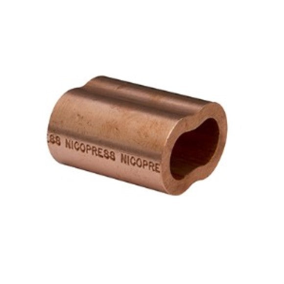 Nicopress copper ferrule