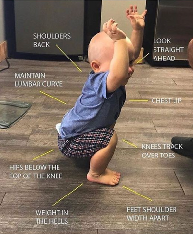 Squat like a baby: become more flexible without stretching