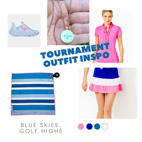 Pink and Navy Tournament Outfit Idea