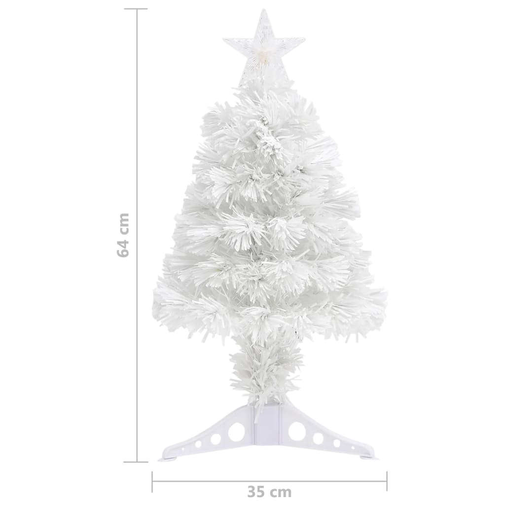 kalmeren schuif Actief Kunstkerstboom Met Led 64 Cm Glasvezel Wit – woonicoon