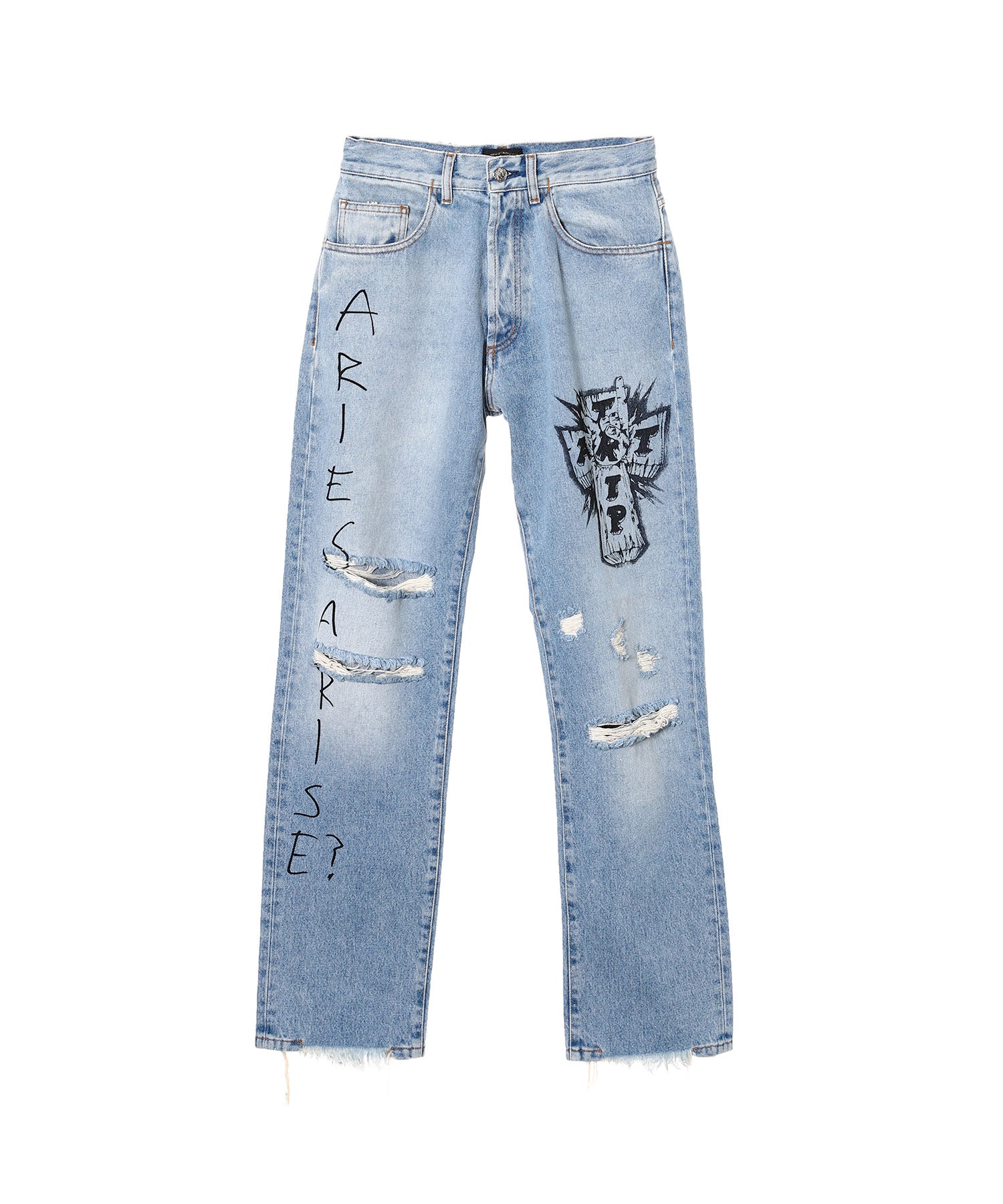 Super Wide Denim Pants - S.F.C (Stripes For Creative) (エス 