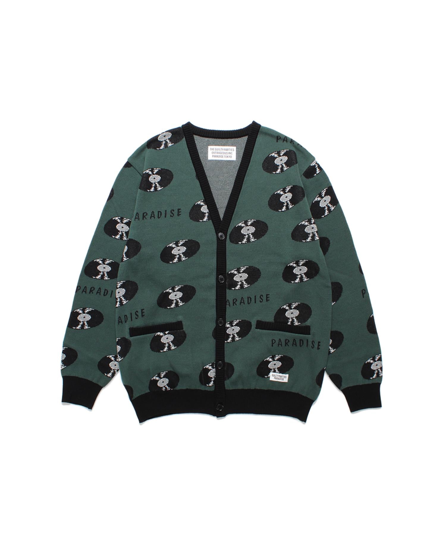 Mohair Knit Cardigan - WACKO MARIA (ワコマリア) - tops (トップス 