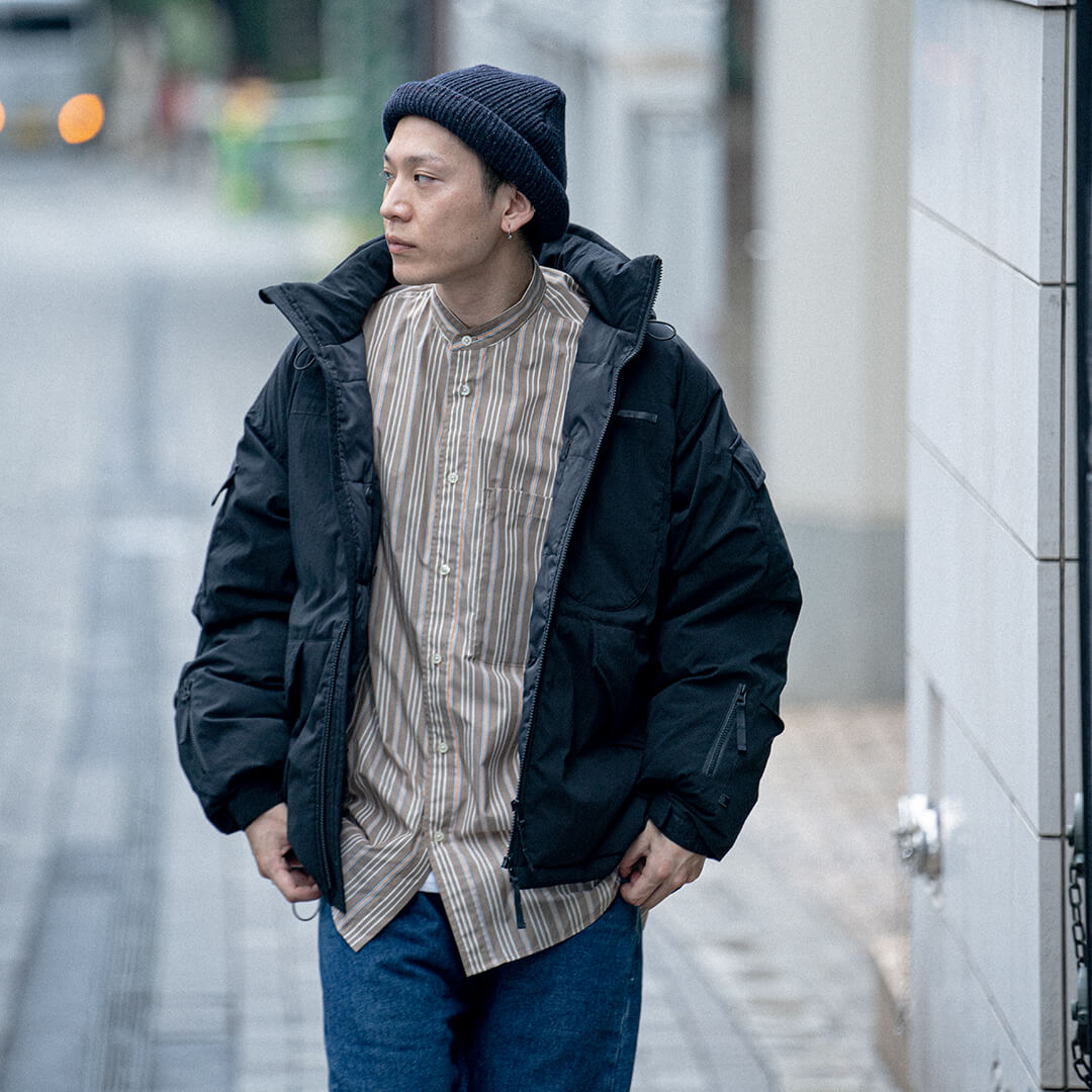 ダウンダイワピア39 2022aw TECH PADDING MIL JACKET