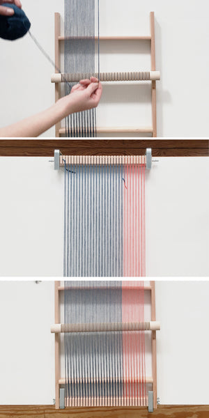 how to weave a scarf on a frame loom