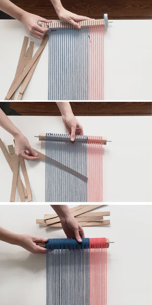 how to weave a scarf on a frame loom