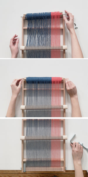 how to weave a scarf on a frame loom