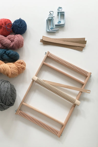 how to weave a scarf on a frame loom