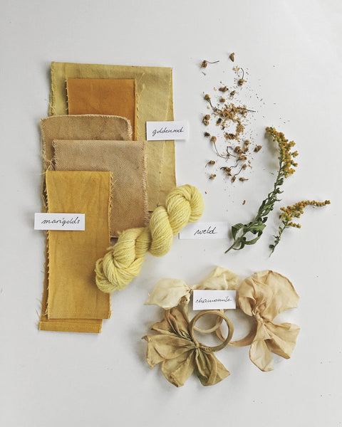 A useful (and beautiful) chart of natural fabric dyes.