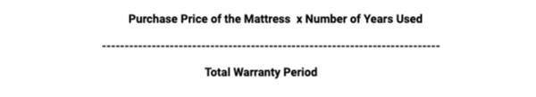 mm foam - Warranty Calculation