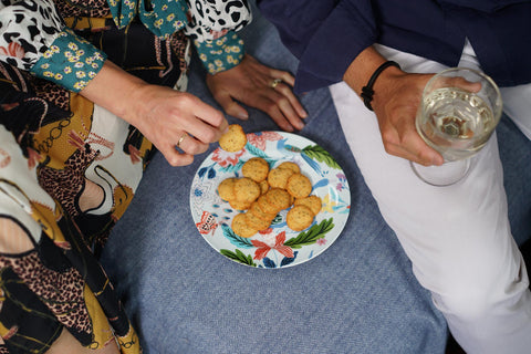 Pea Green Boat Cheese Sables