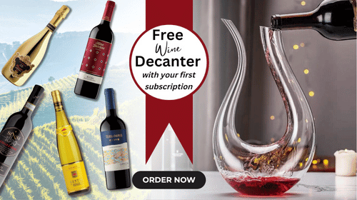 Wine Club Free wine decanter with your first recurring order