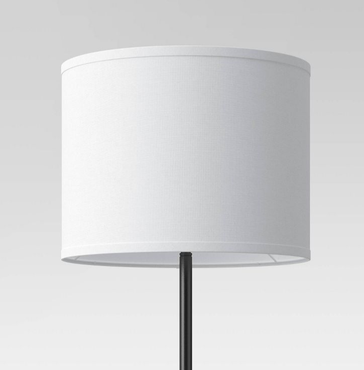 room essentials silver floor lamp