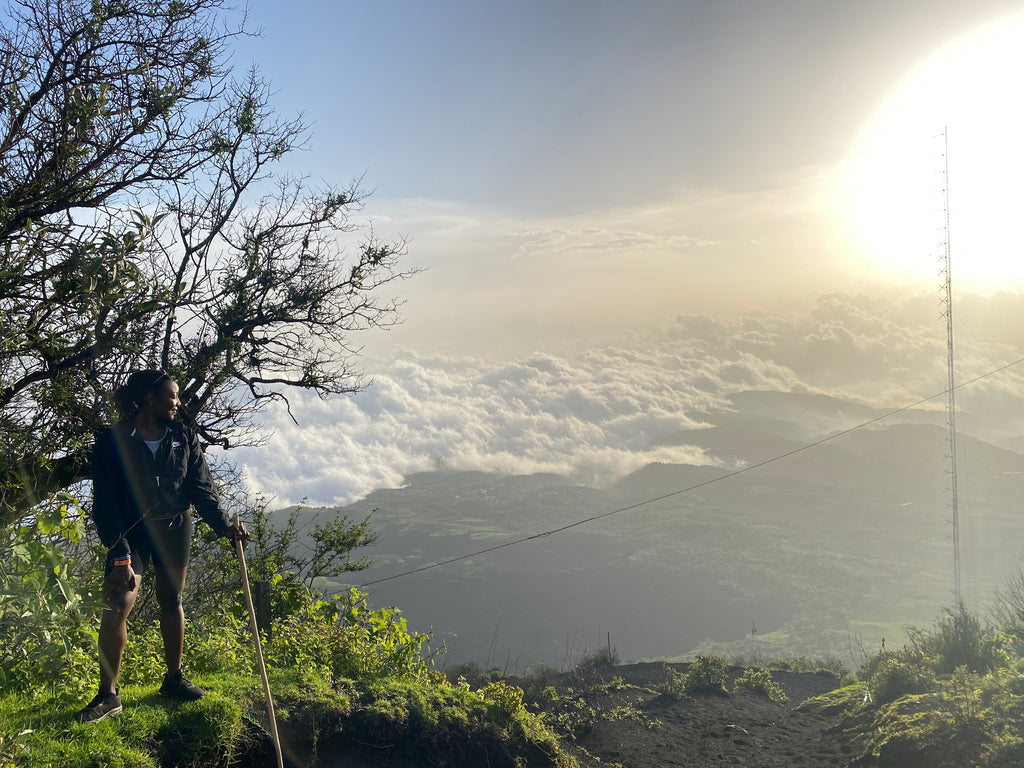 Volcano top views in Antigua Guatemala