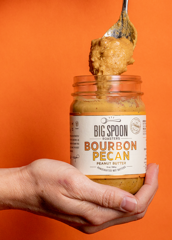 Bourbon Pecan Peanut Butter spoon pull image