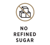 no refined sugar icon