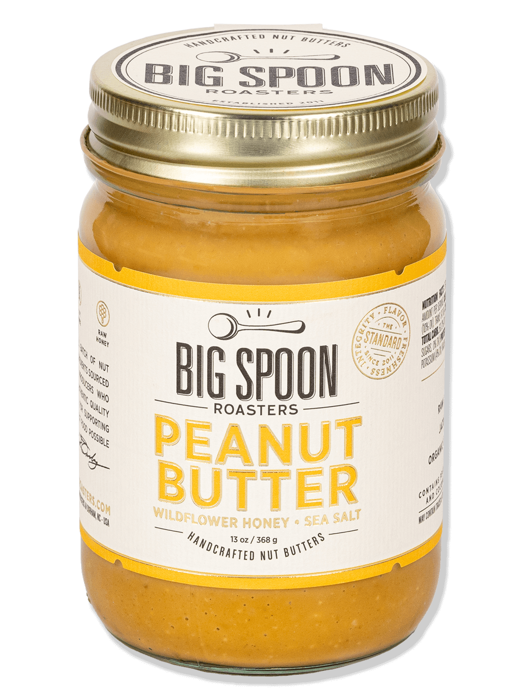 Big Spoon Roasters Crunchy Sorghum Peanut Butter - 13 oz