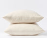 Crinkled Percale Pillowcases made with GOTS organic certified cotton