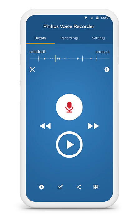 Philips Speechlive Smart Phone Dictation App