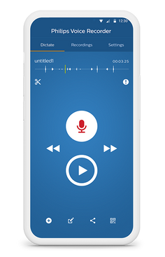 Philips SpeechLive Smartphone Dictation App