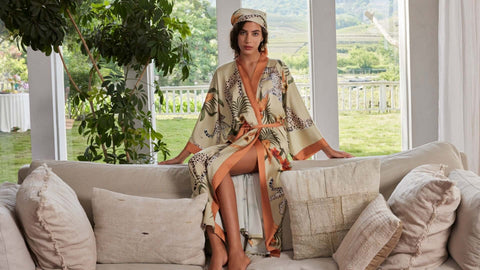 Luxury Silk Robe pajama sets for women Best Gift Guide for her Wedding Gift | Ulivary