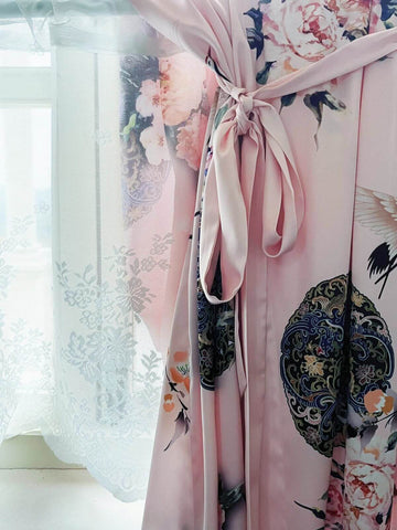 Garden Blush Kimono Robe