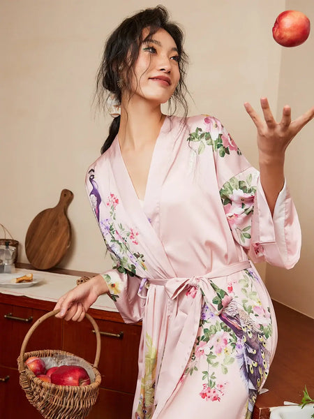 pink kimono