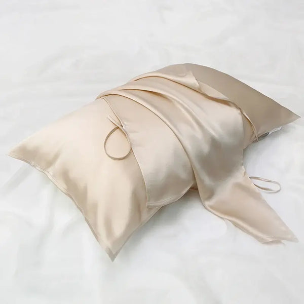 silk anniversary pillowcase gift