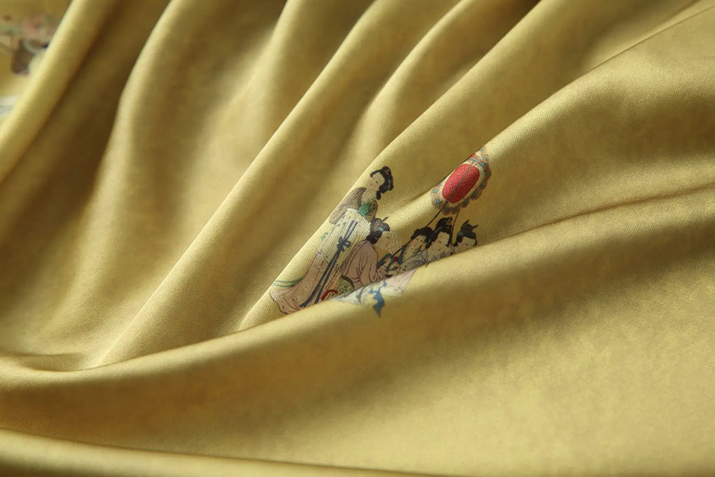 women's silk robe oriental style