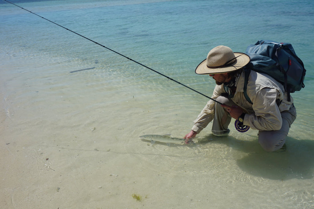 Releasing Faraway Keys Bonefish