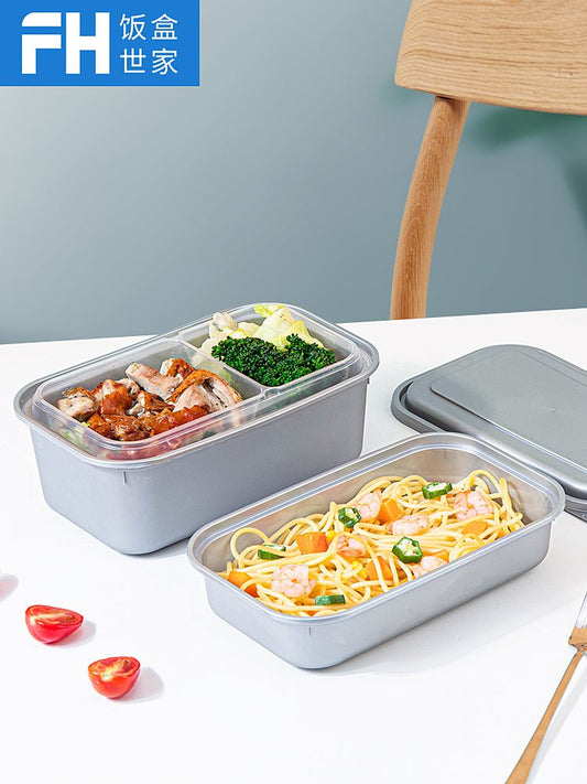 Disposable Lunch Box take-out box thickened with lid black to-go