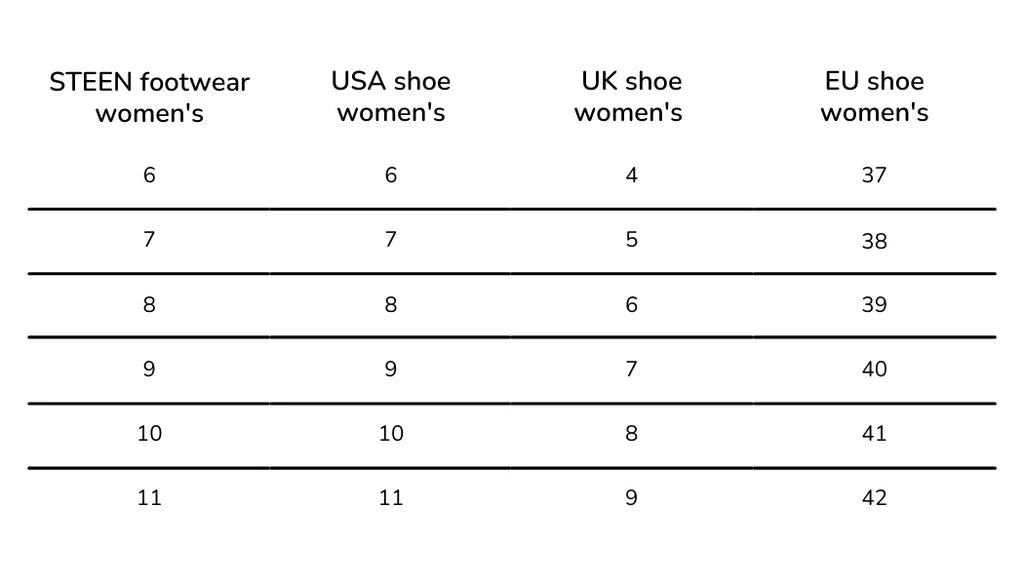 Women's Size Guide