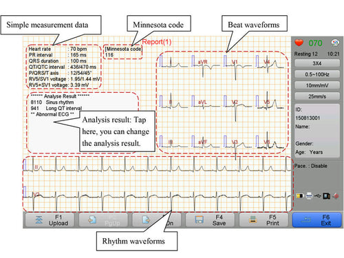 Detailed Measurement Data for Clinical Reference