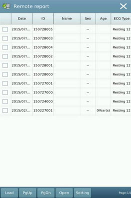 iE10 ekg machine remote report