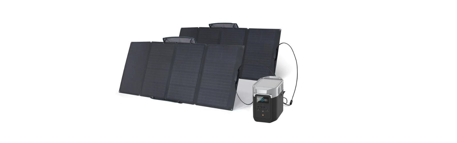 EcoFlow DELTA 2 + 2 x 160W Solar Panels – Portable Power Plus