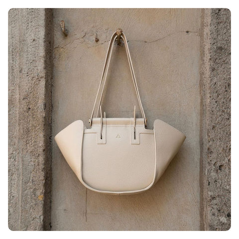 Two- Way Tote: Pebbled
