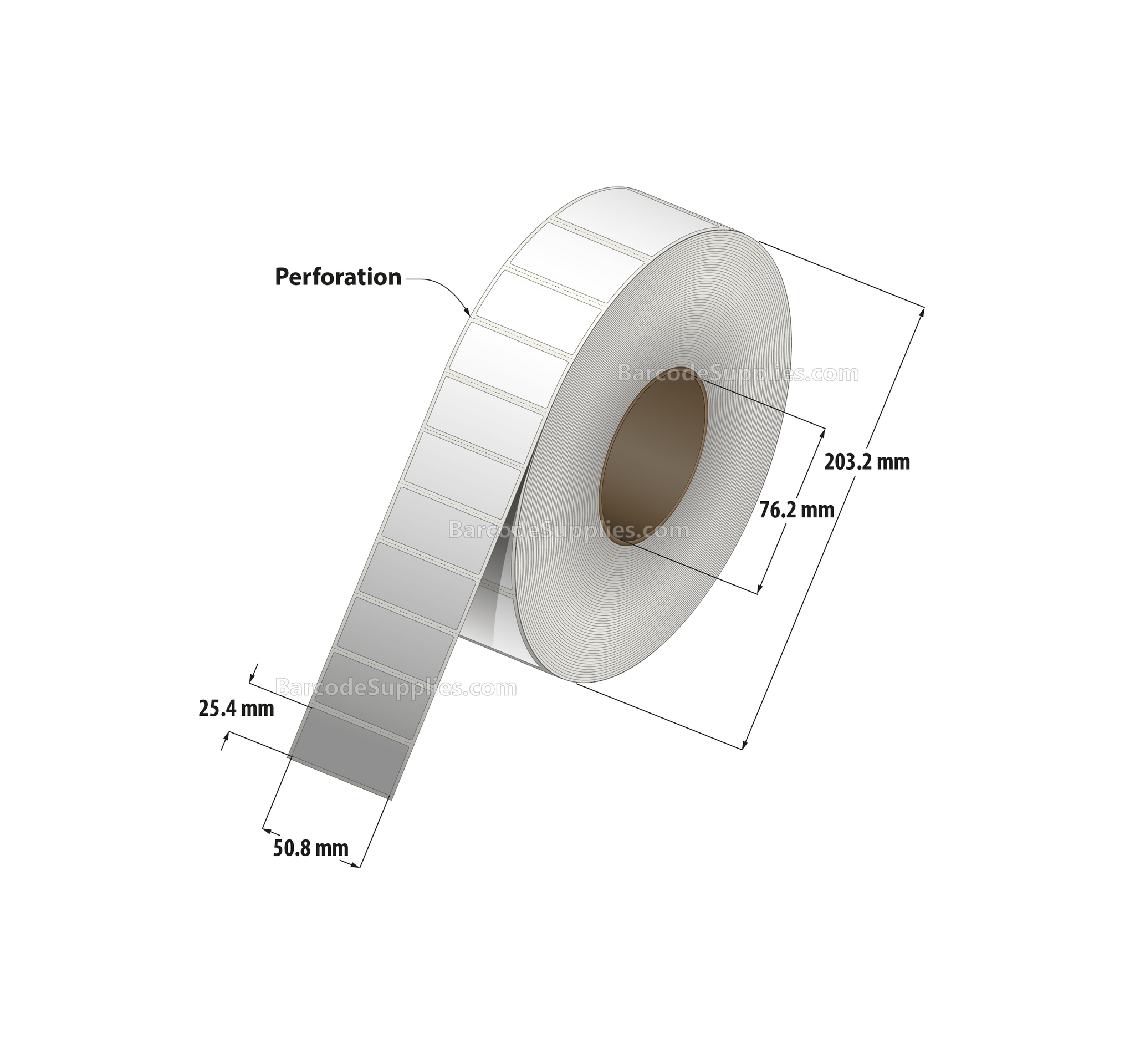 HoneyWell 2 x 1 Removable Labels