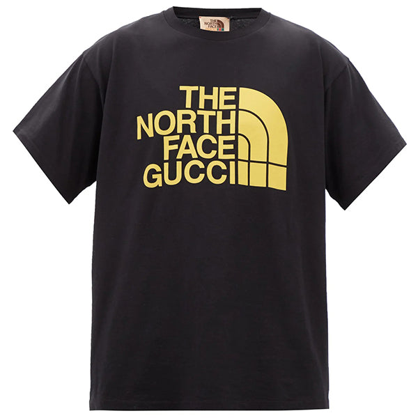 GUCCI Black The North Face Edition Logo T-Shirt