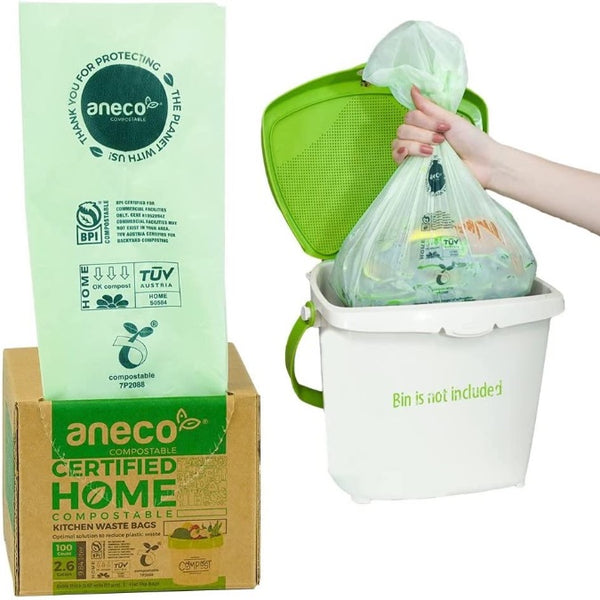 Large 13 Gallon Trash Bags - Household and Kitchen Cleaning Supplies - Trash  Bags 13 Gallon Tall Kitchen Trash Bags - Unscented Black Trash Bags and  Compost Bags - Large Trash Bags for Lawn Care 