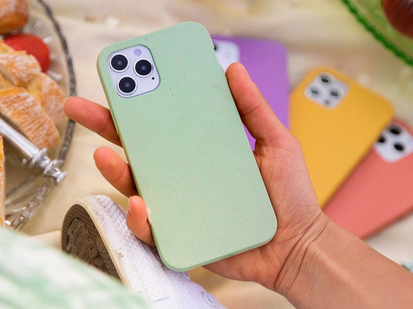 three solid color phone cases