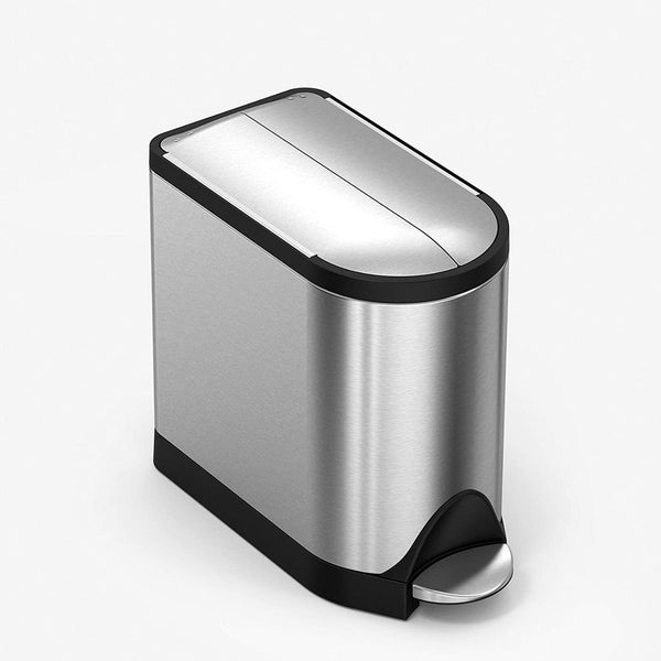 stainless steel trash can