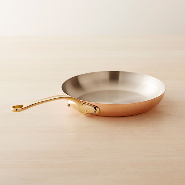 French copper kitchen saute pan