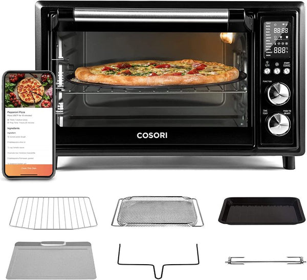 wi fi enabled toaster oven with digital display