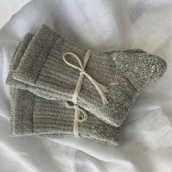 4-pack of brown/gray socks