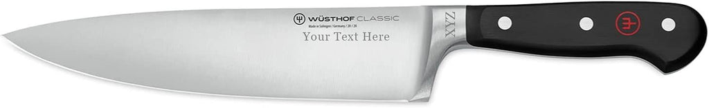 Stainless steel wusthof chefs knife