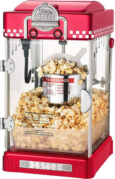 red retro popcorn maker