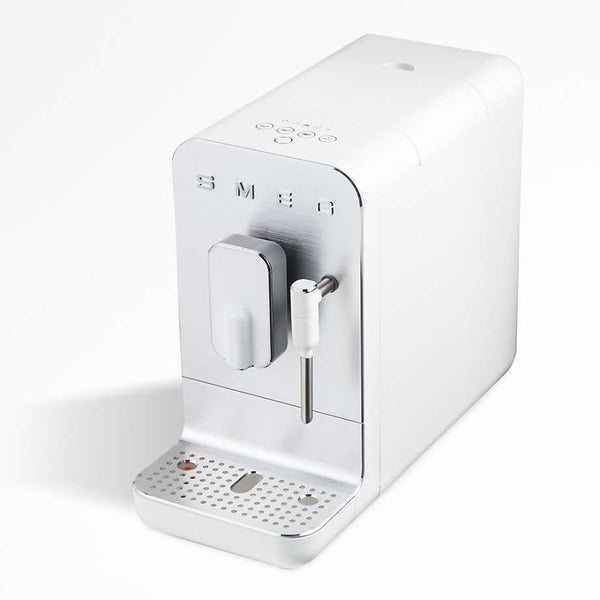 White smeg espresso machine