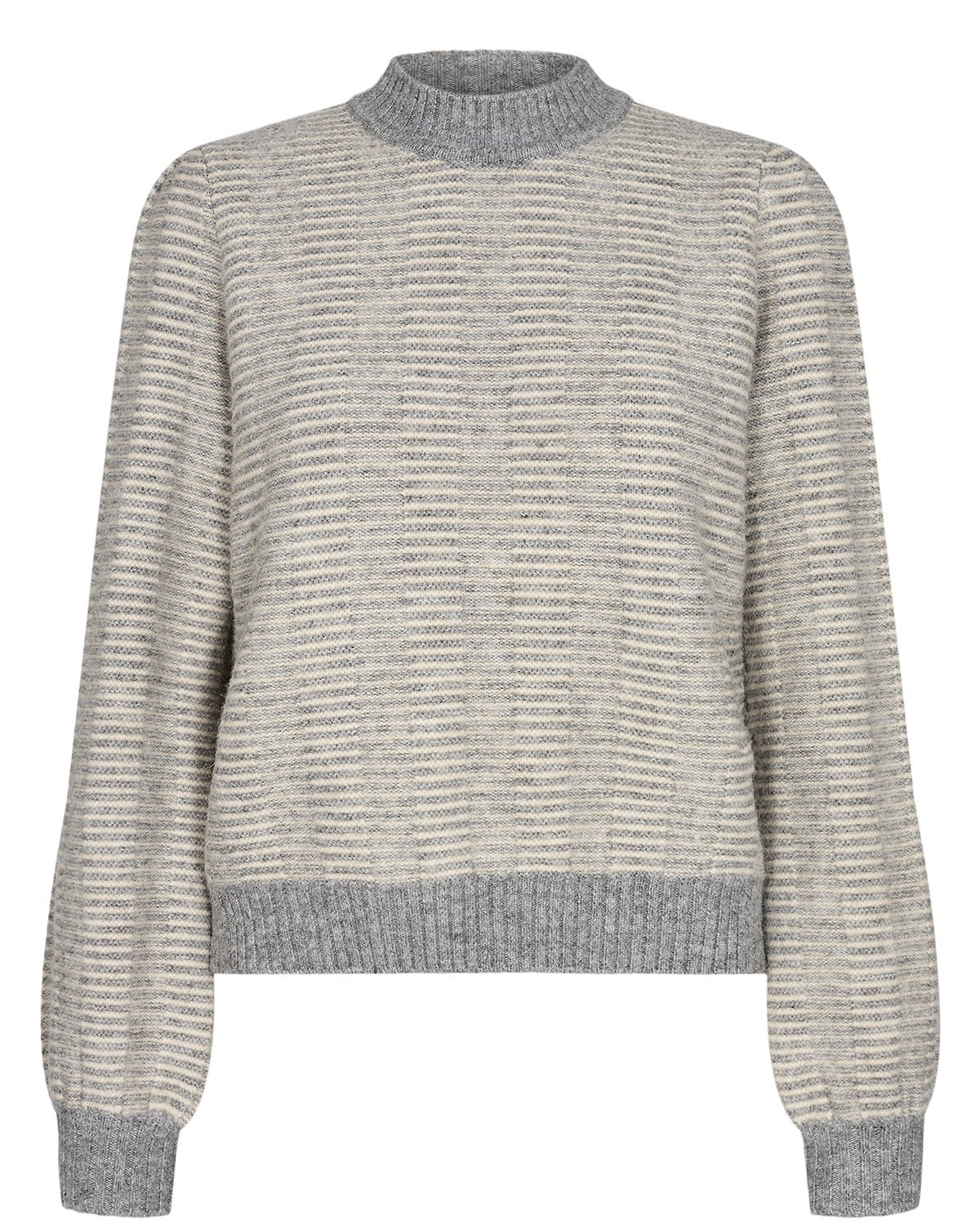 NURIETTE CARDIGAN - Medium Grey mel